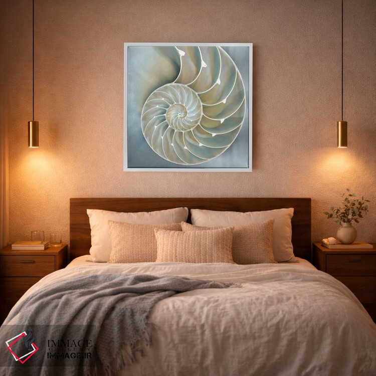 تابلو دکوراتیو ناتیلوس در آبی II اثر کارولین کلی - D3W