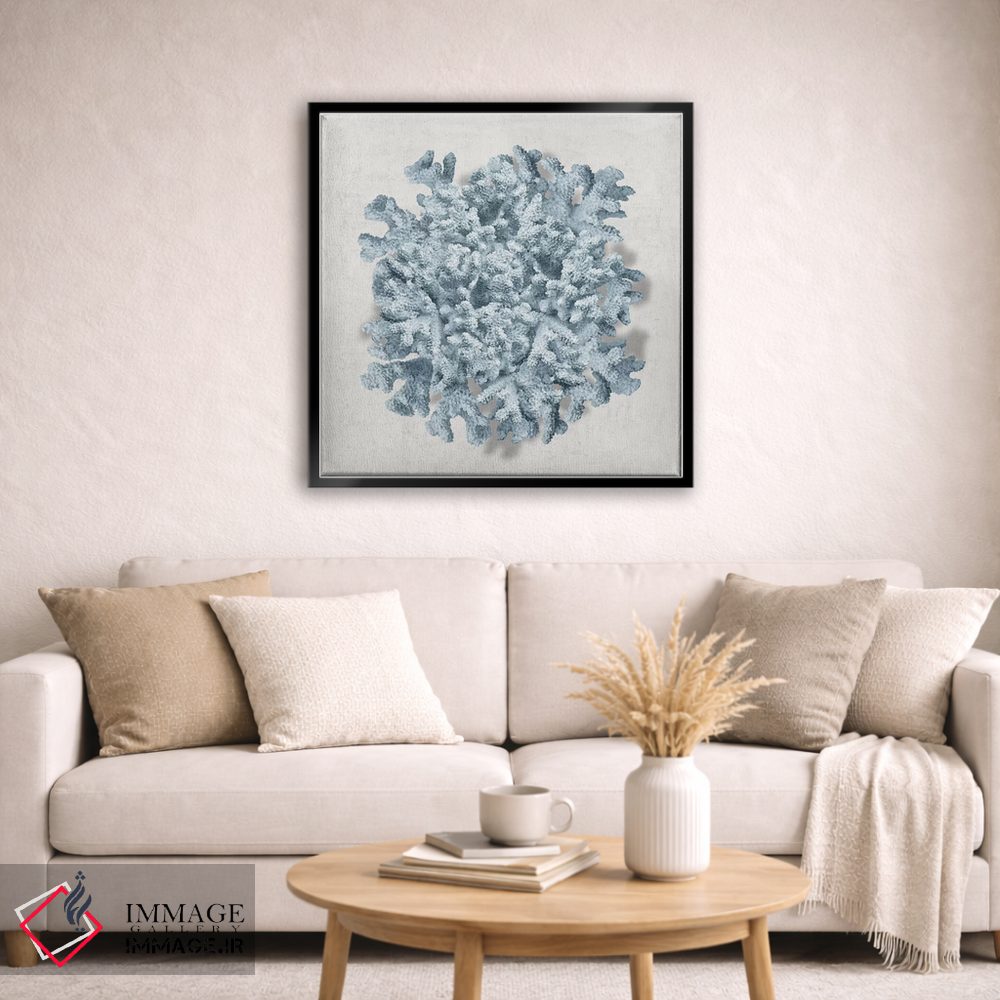 تابلو دکوراتیو مرجان آبی II اثر کارولین کلی - D4B