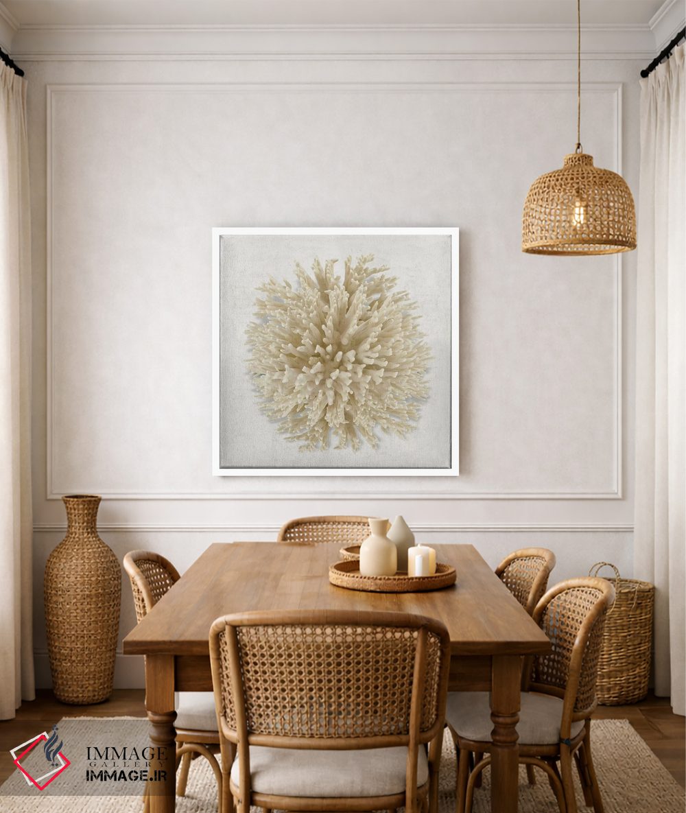 تابلو دکوراتیو مرجان کرمی I اثر کارولین کلی - D6W