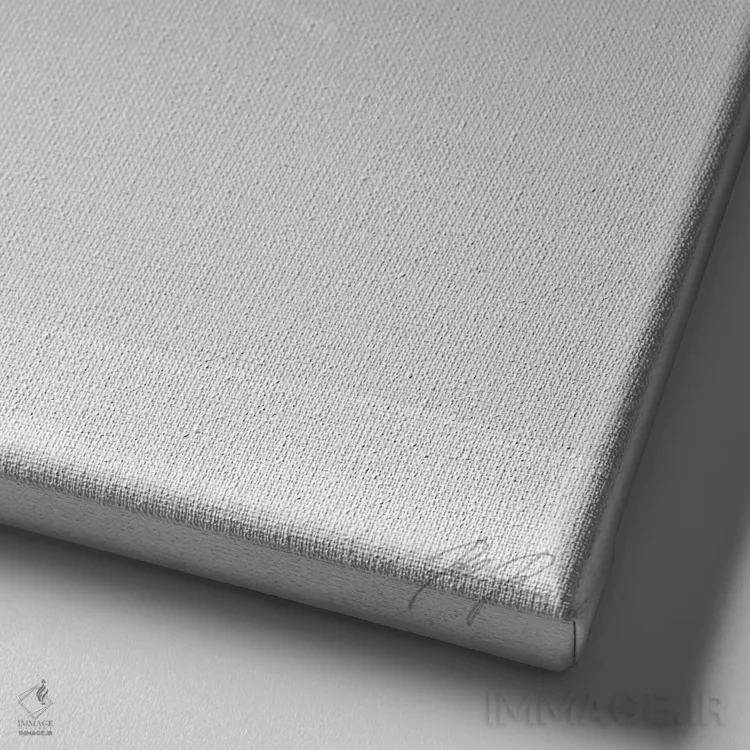 تابلو مینیمال خنکایی در گرمای سوزان اثر کاترین فدرر - نمای نزدیک بافت بوم