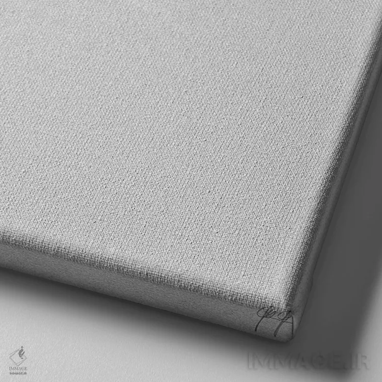 تابلو مینیمال بدون زحمت، شیرینی نیست اثر کاترین فدرر - نمای نزدیک بافت بوم