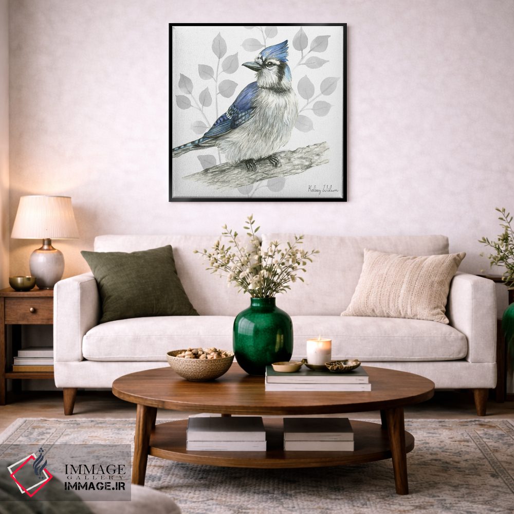 تابلو مدرن پرندگان حیاط پشتی اثر کلسی ویلسون - D3B