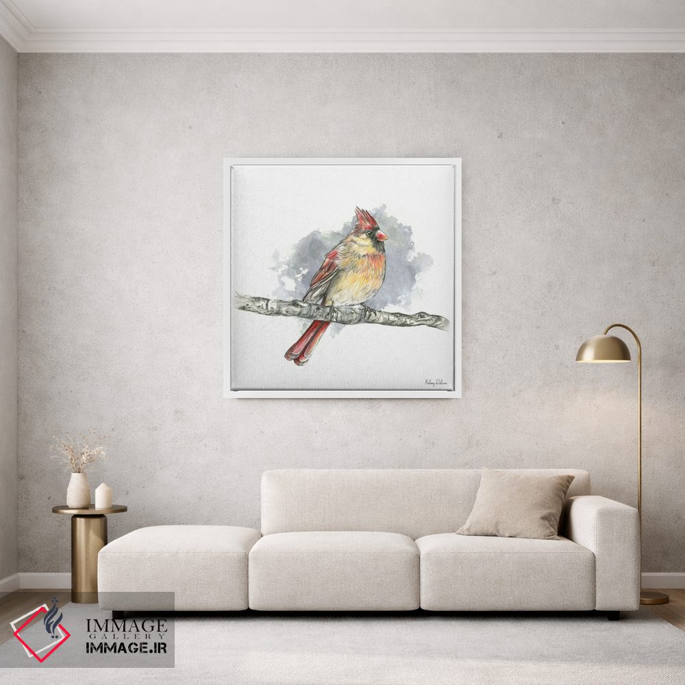 تابلو دکوراتیو پرندگان و شاخه ها II - کارباورال ماده اثر کلسی ویلسون - D1W