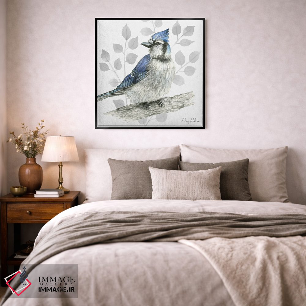 تابلو مدرن پرندگان حیاط پشتی اثر کلسی ویلسون - D4B