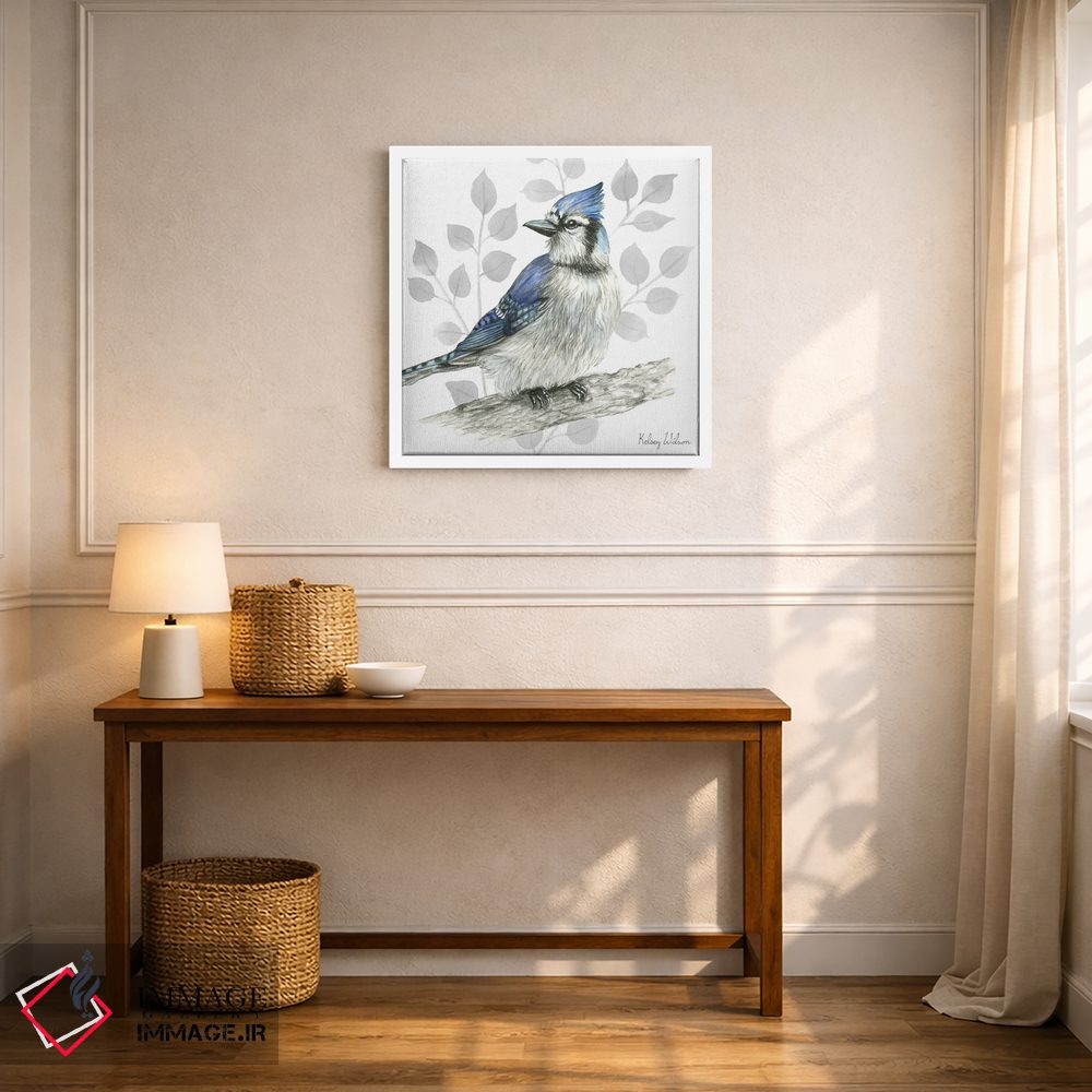 تابلو مدرن پرندگان حیاط پشتی اثر کلسی ویلسون - D6W