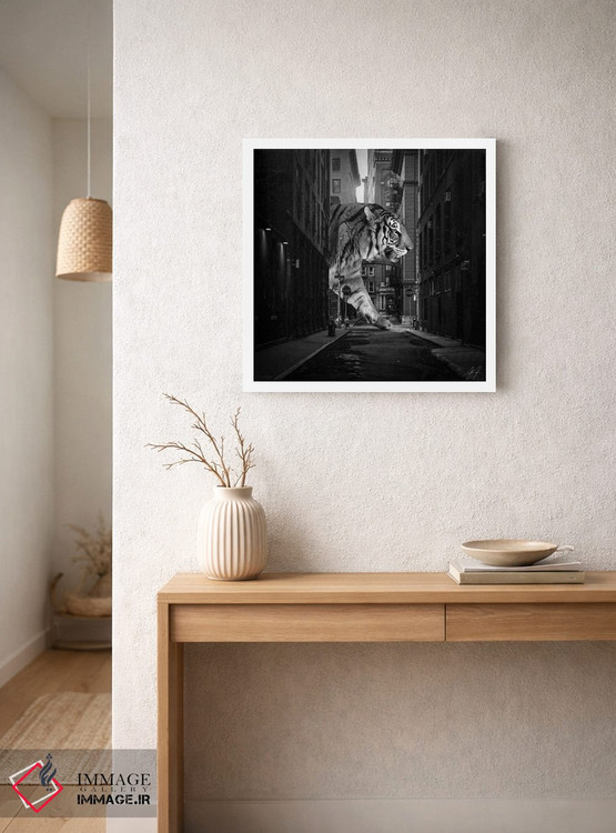 تابلو دکوراتیو ببر در نیویورک اثر کاترین فدرر - D2W