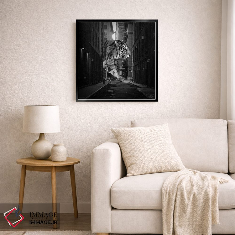 تابلو دکوراتیو ببر در نیویورک اثر کاترین فدرر - D6B