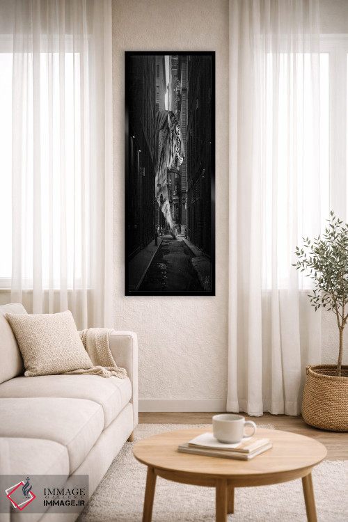 تابلو دکوراتیو ببر در نیویورک اثر کاترین فدرر - D5B