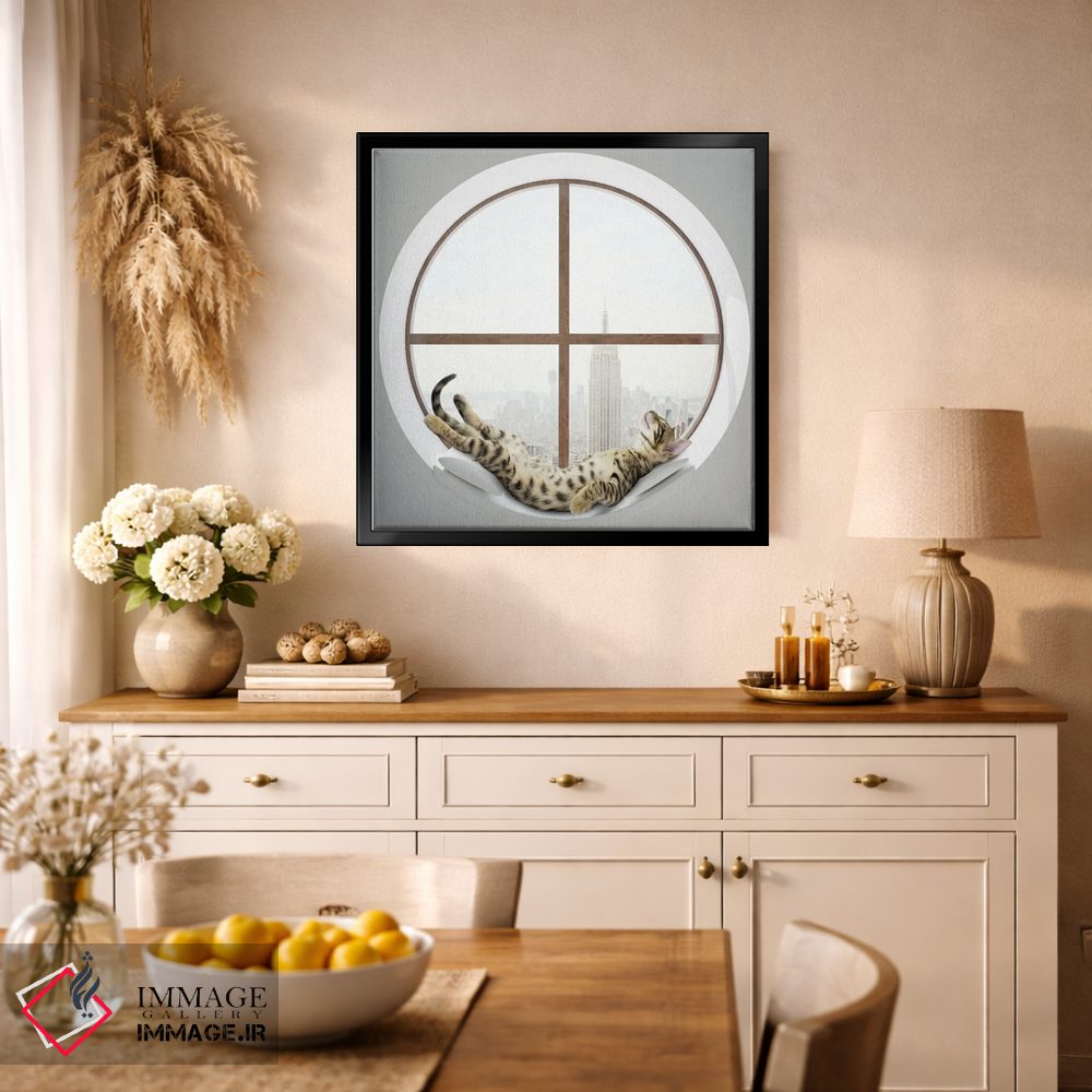 تابلو دکوراتیو ریلکس کردن اثر کاترین فدرر - D1B