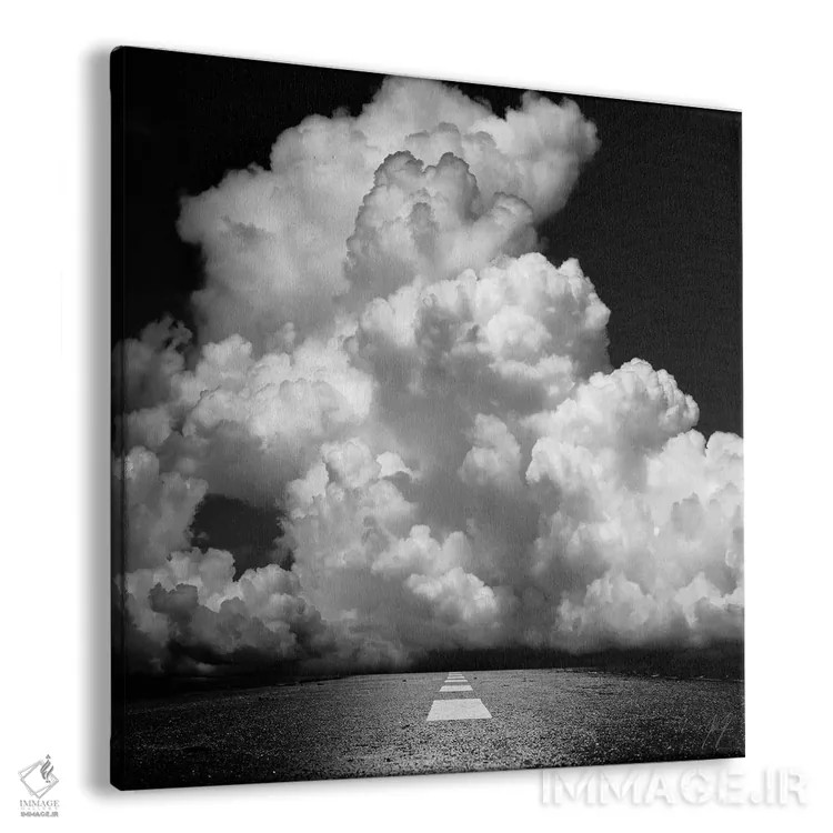 تابلو دکوراتیو جاده ای به نیروانا اثر کاترین فدرر - نمای پرسپکتیو محصول