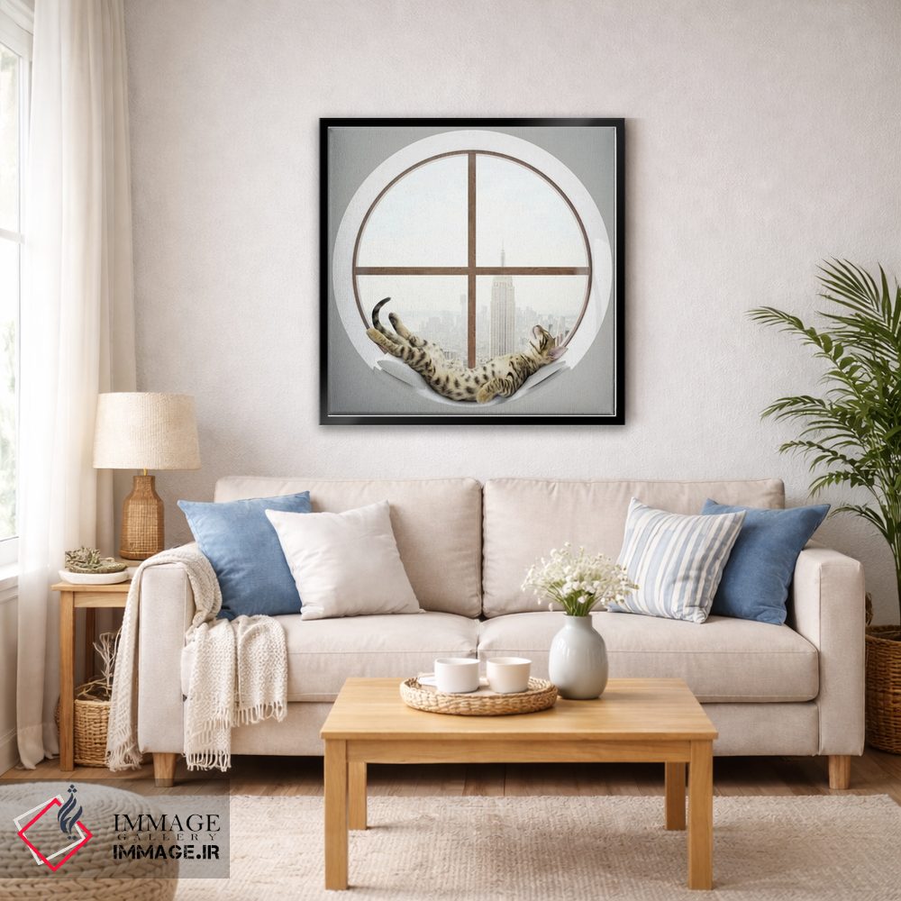 تابلو دکوراتیو ریلکس کردن اثر کاترین فدرر - D6B