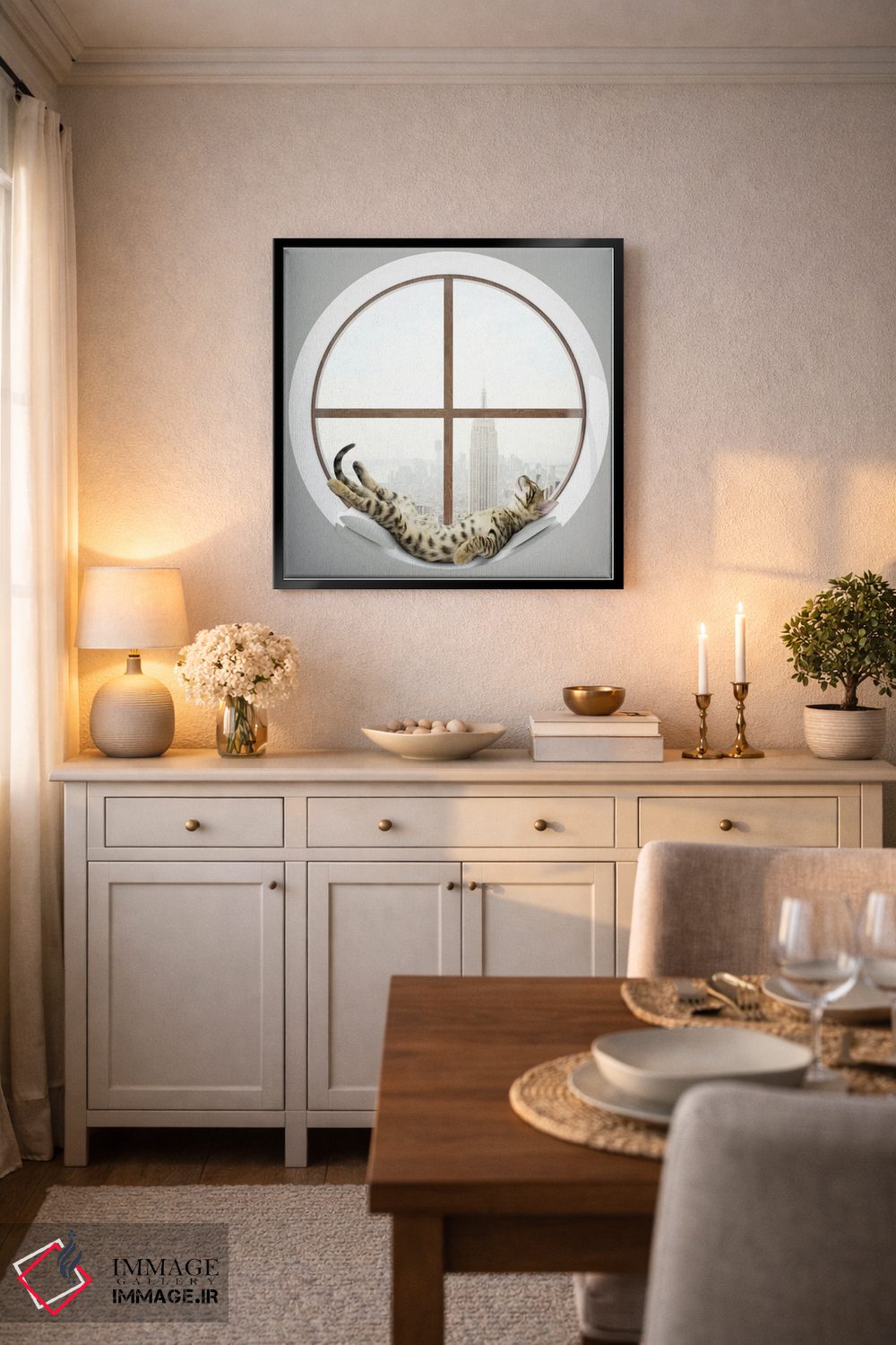 تابلو دکوراتیو ریلکس کردن اثر کاترین فدرر - D5B