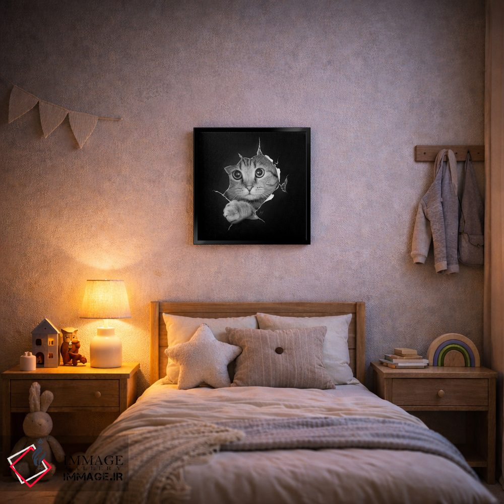 تابلو دکوراتیو فقط دارم چک می کنم اثر کاترین فدرر - D6B