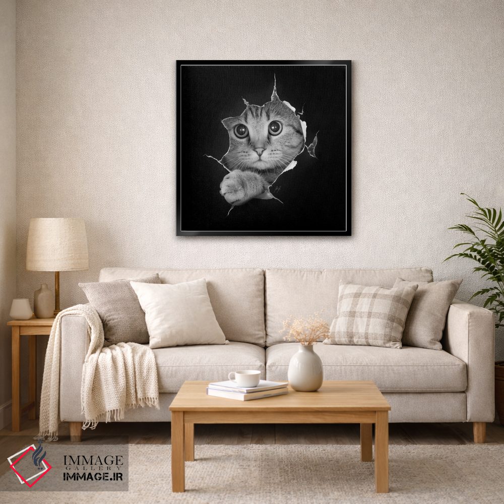 تابلو دکوراتیو فقط دارم چک می کنم اثر کاترین فدرر - D5B