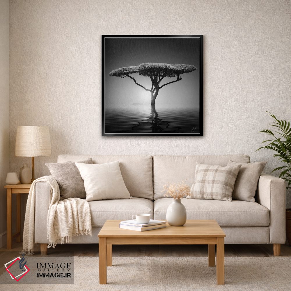 تابلو دکوراتیو درخت قارچی اثر کاترین فدرر - D4B