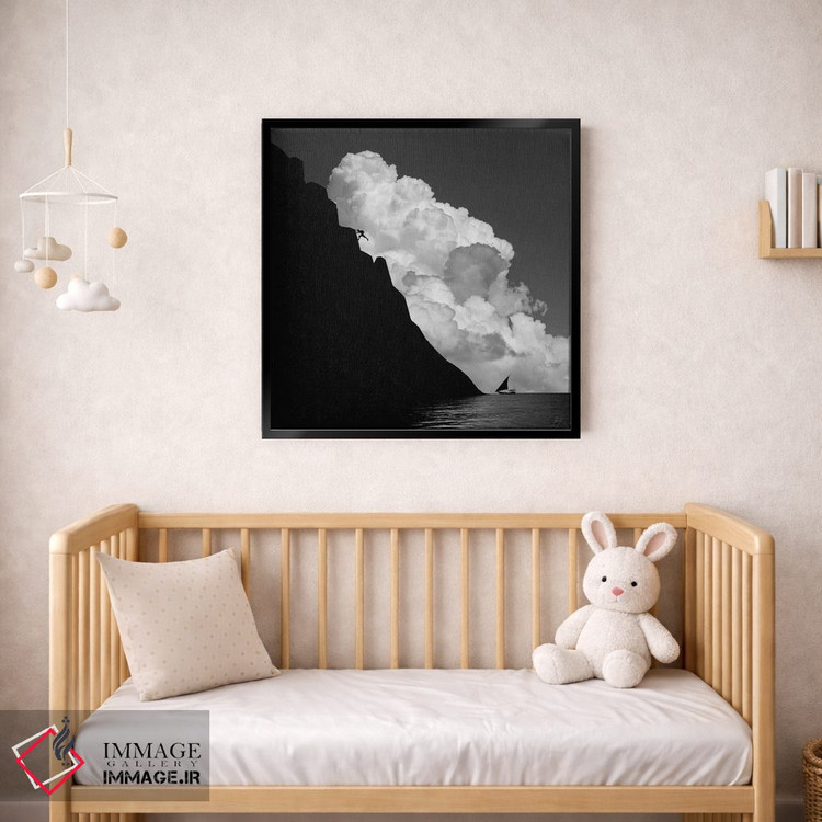 تابلو مینیمال بی ریسک، بی تفریح اثر کاترین فدرر - D2B