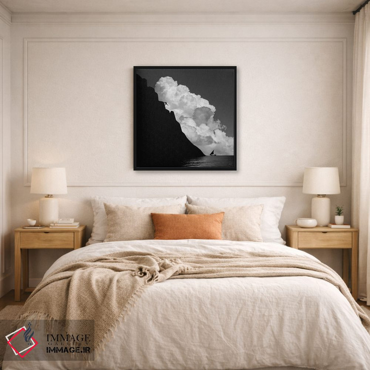 تابلو مینیمال بی ریسک، بی تفریح اثر کاترین فدرر - D5B