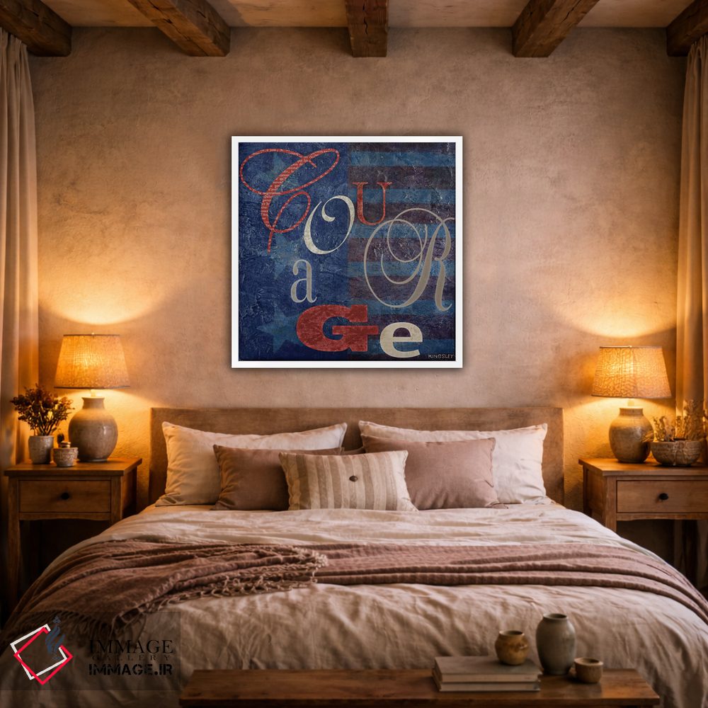 تابلو دکوراتیو شجاعت اثر کینگزلی - D2W