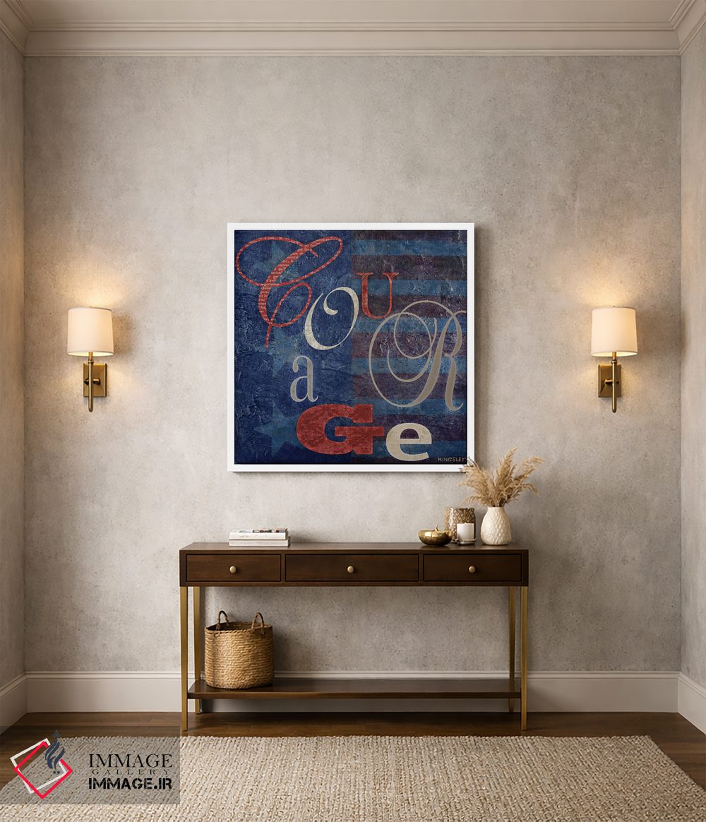 تابلو دکوراتیو شجاعت اثر کینگزلی - D3W