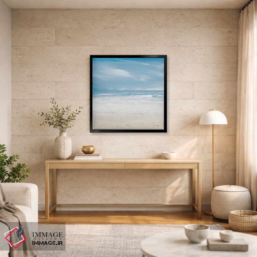 تابلو دکوراتیو روزهای مه آلود ساحلی II اثر کینگزلی - D5B