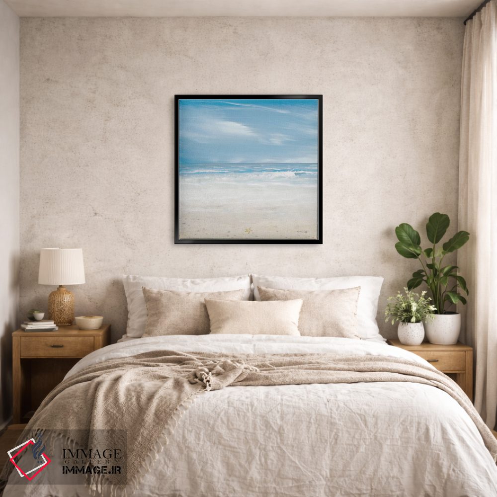 تابلو دکوراتیو روزهای مه آلود ساحلی II اثر کینگزلی - D6B