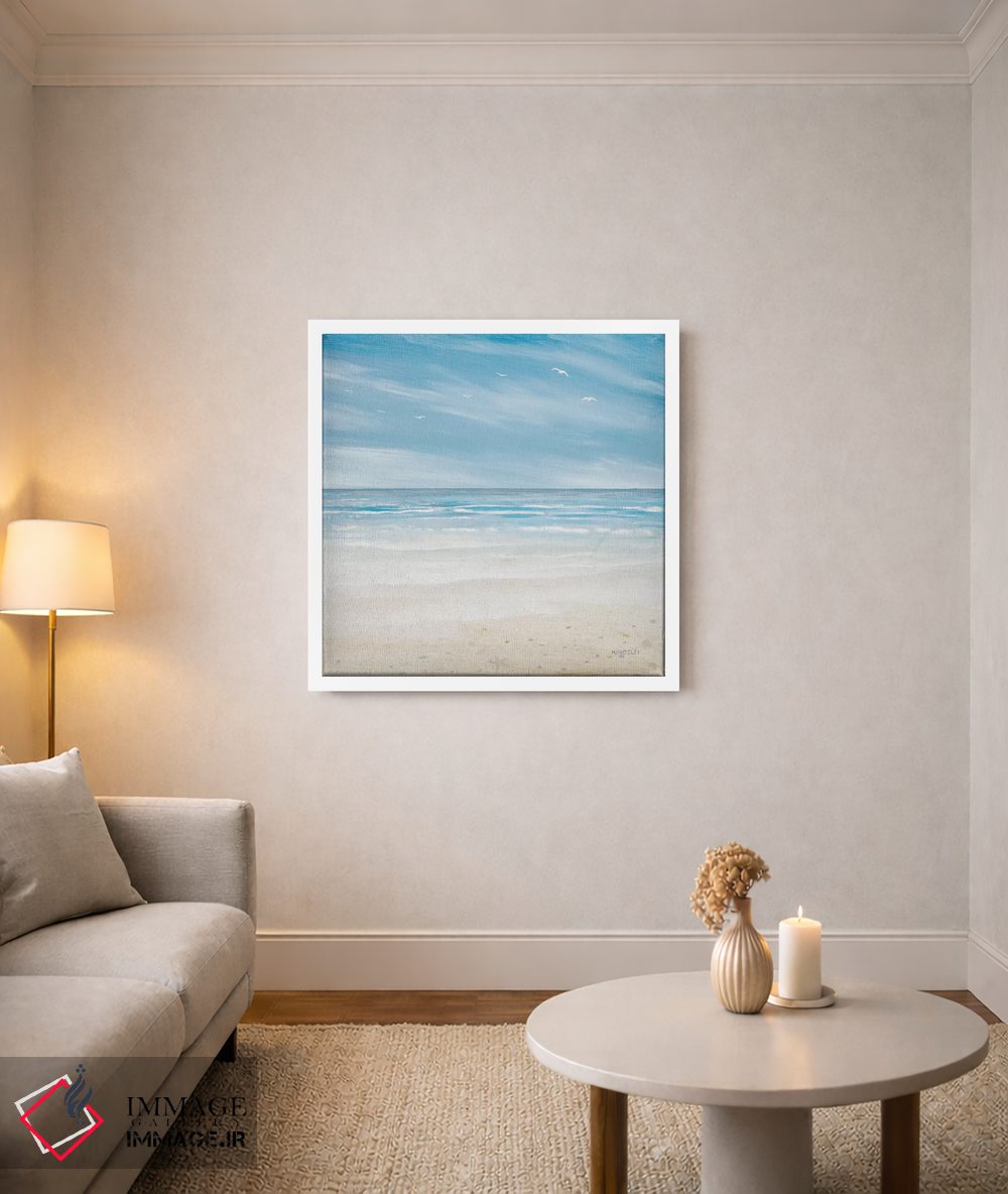 تابلو دکوراتیو روزهای مه آلود ساحلی I اثر کینگزلی - D1W