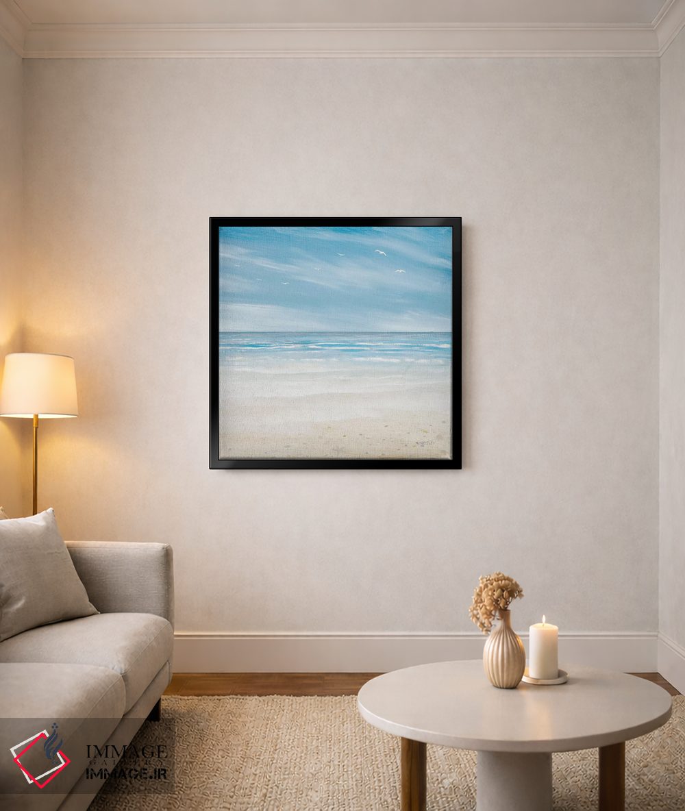 تابلو دکوراتیو روزهای مه آلود ساحلی I اثر کینگزلی - D4B