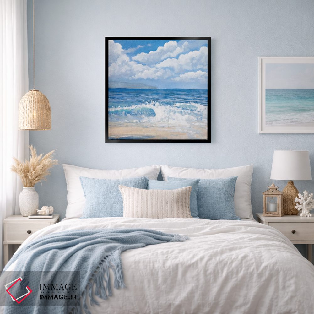 تابلو دکوراتیو امواج I اثر کینگزلی - D4B