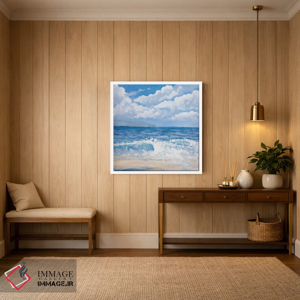 تابلو دکوراتیو امواج I اثر کینگزلی - D3W