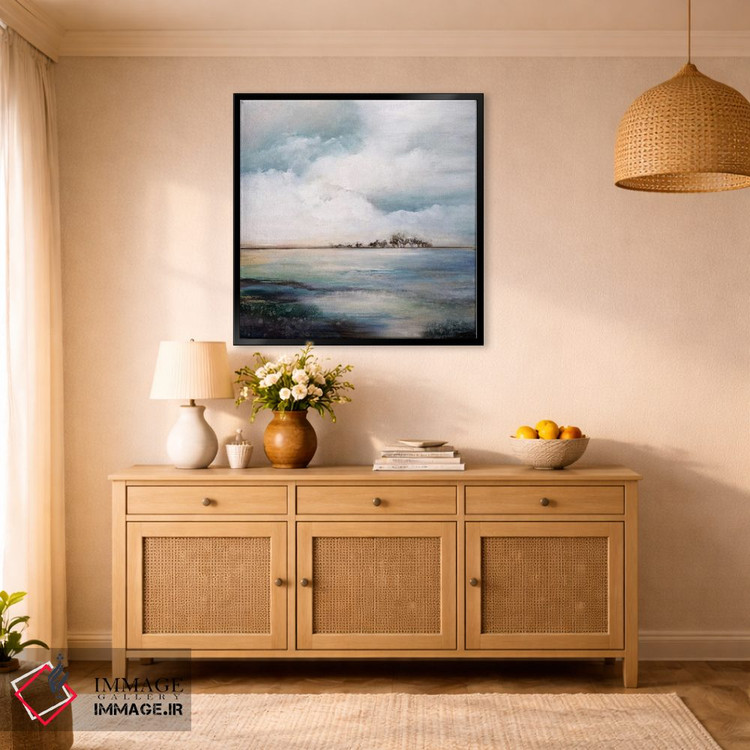 تابلو دکوراتیو آرام سخن بگو اثر کارن هیل - D1B