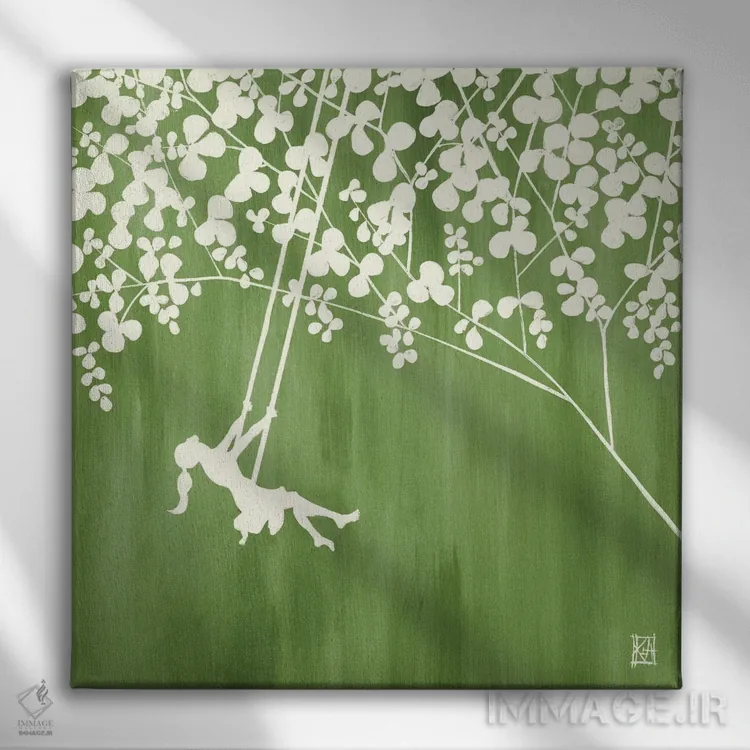 تابلو دکوراتیو تابستان در کلبه I اثر کلسی هوchstatter - نمای روبهرو روی دیوار