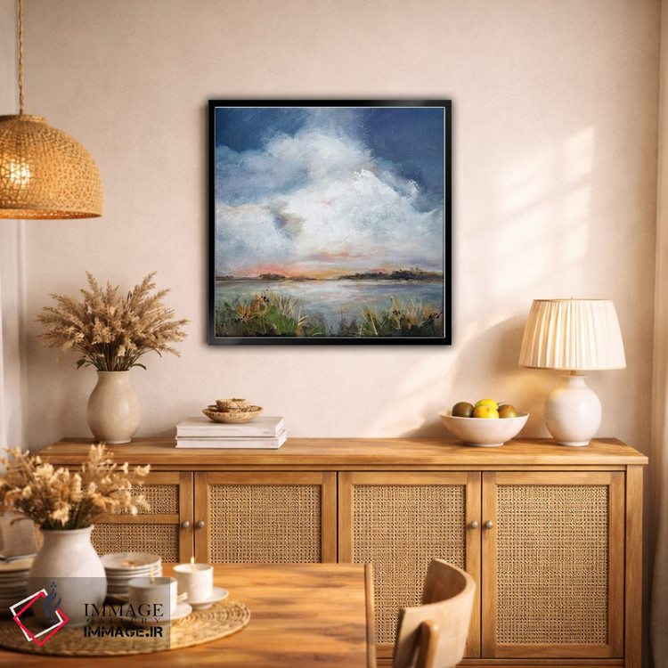 تابلو دکوراتیو ملودی عصرگاهی اثر کارن هیل - D1B