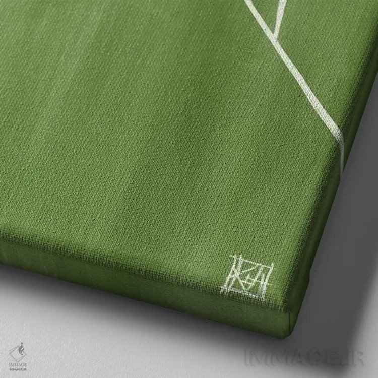 تابلو دکوراتیو تابستان در کلبه I اثر کلسی هوchstatter - نمای نزدیک بافت بوم