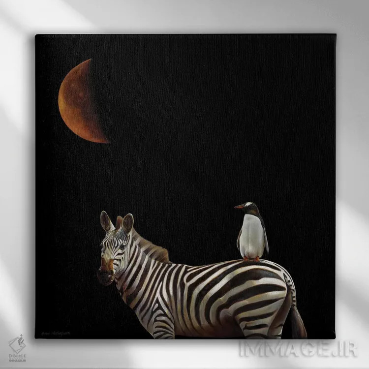 تابلو دکوراتیو زیارت اثر کارن هالینگزورث - نمای روبهرو روی دیوار