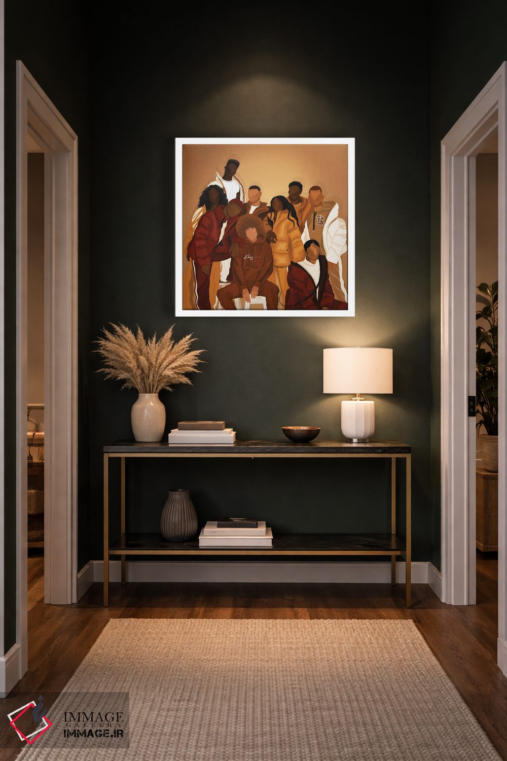 تابلو دکوراتیو دوست هایت چی؟ اثر خیا ای - D4W