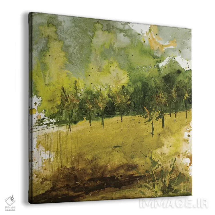 تابلو انتزاعی پارک گریفیث II اثر کلسی هوchstatter - نمای پرسپکتیو محصول