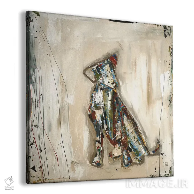 تابلو انتزاعی توله اثر کلسی هوchstatter - نمای پرسپکتیو محصول