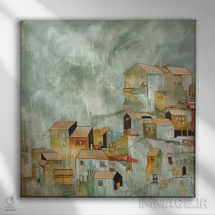 تابلو دکوراتیو جای پنهان اثر کلسی هوchstatter - نمای روبهرو روی دیوار