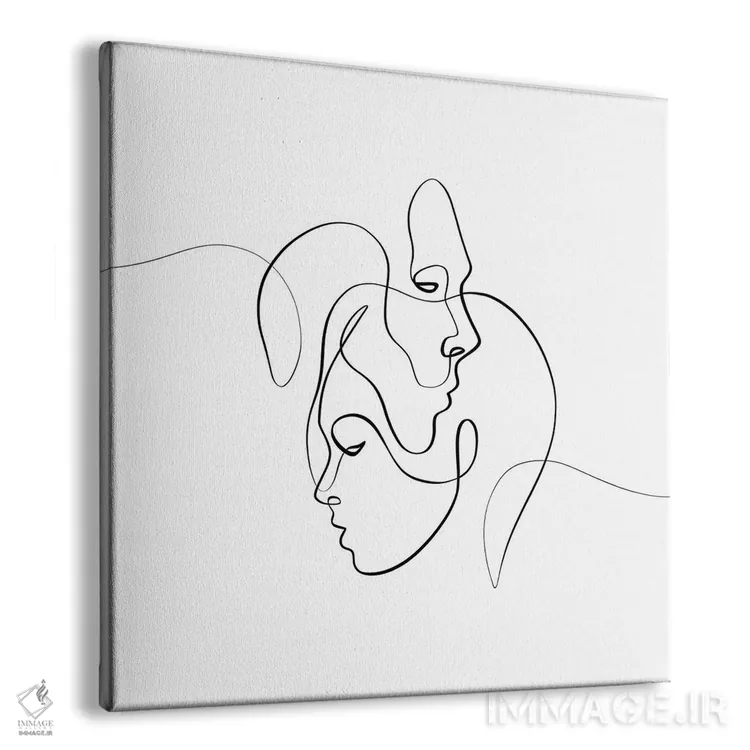 تابلو مینیمال نزدیک تر اثر باور کی - نمای پرسپکتیو محصول