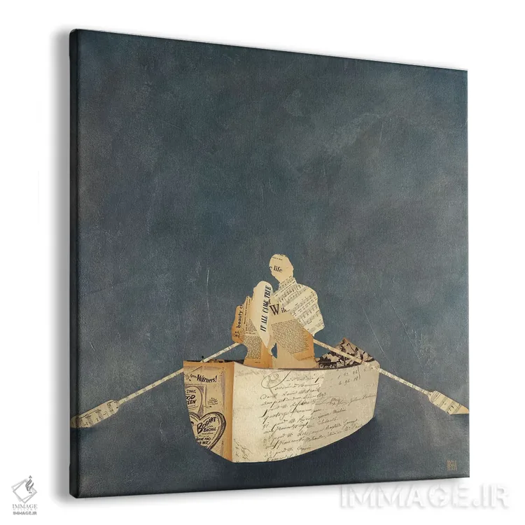 تابلو دکوراتیو در دل آبی اثر کلسی هوchstatter - نمای پرسپکتیو محصول