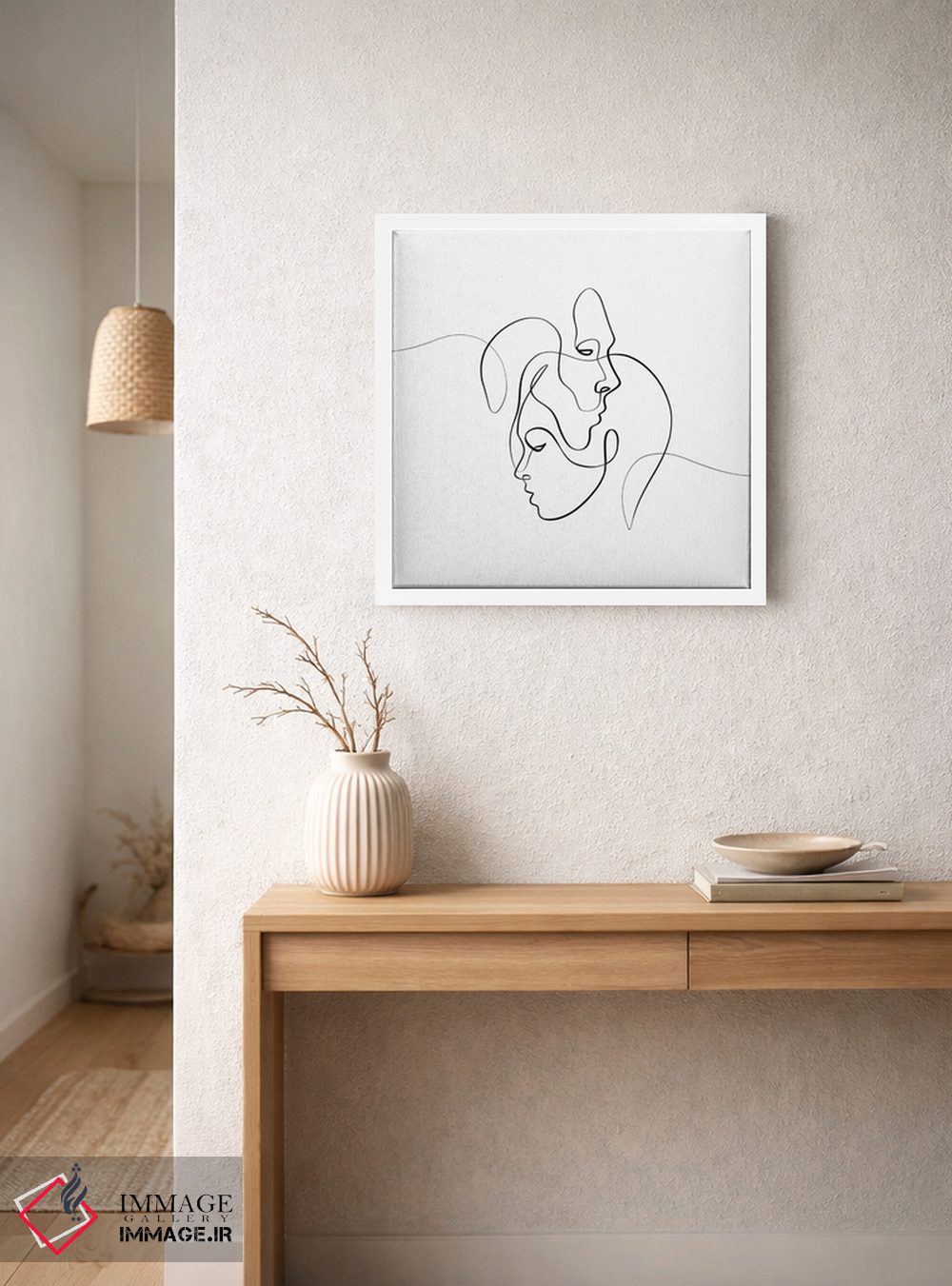 تابلو مینیمال نزدیک تر اثر باور کی - D3W