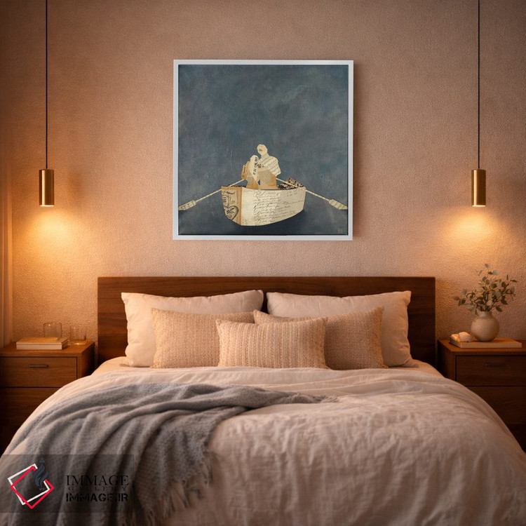 تابلو دکوراتیو در دل آبی اثر کلسی هوchstatter - D1W