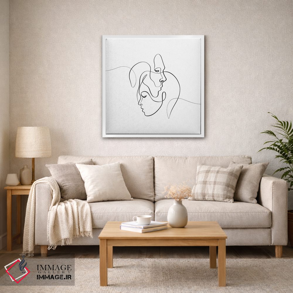 تابلو مینیمال نزدیک تر اثر باور کی - D2W