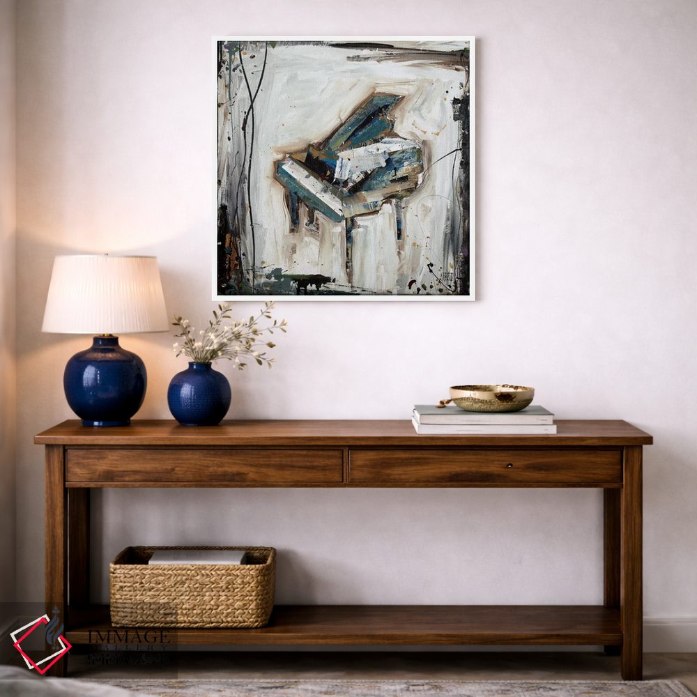 تابلو مدرن نقش پیانو اثر کلسی هوchstatter - D3W