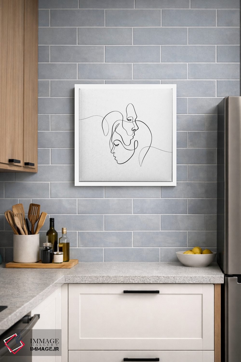 تابلو مینیمال نزدیک تر اثر باور کی - D4W