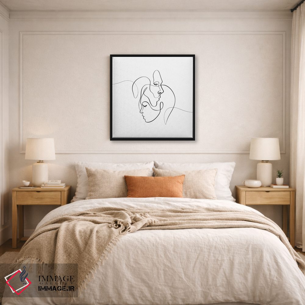 تابلو مینیمال نزدیک تر اثر باور کی - D6B