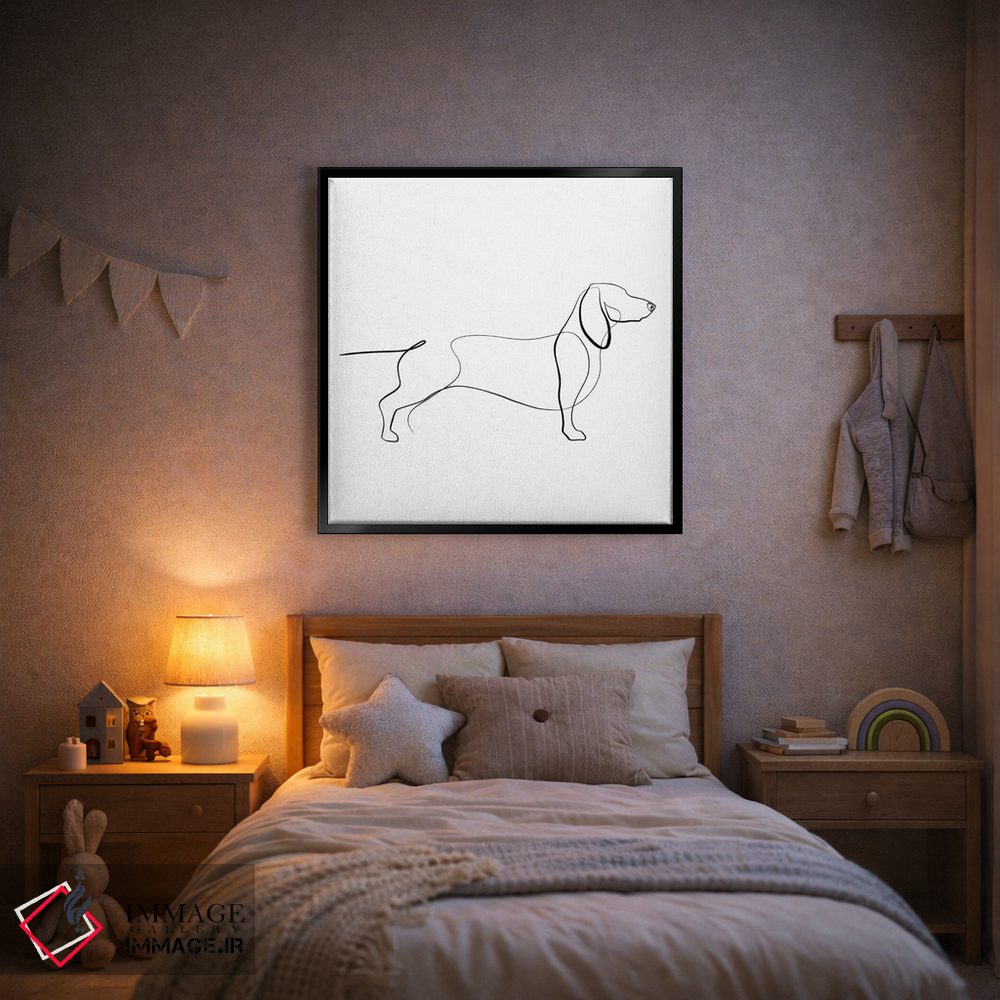 تابلو مینیمال داشوند اثر باور کی - D2B