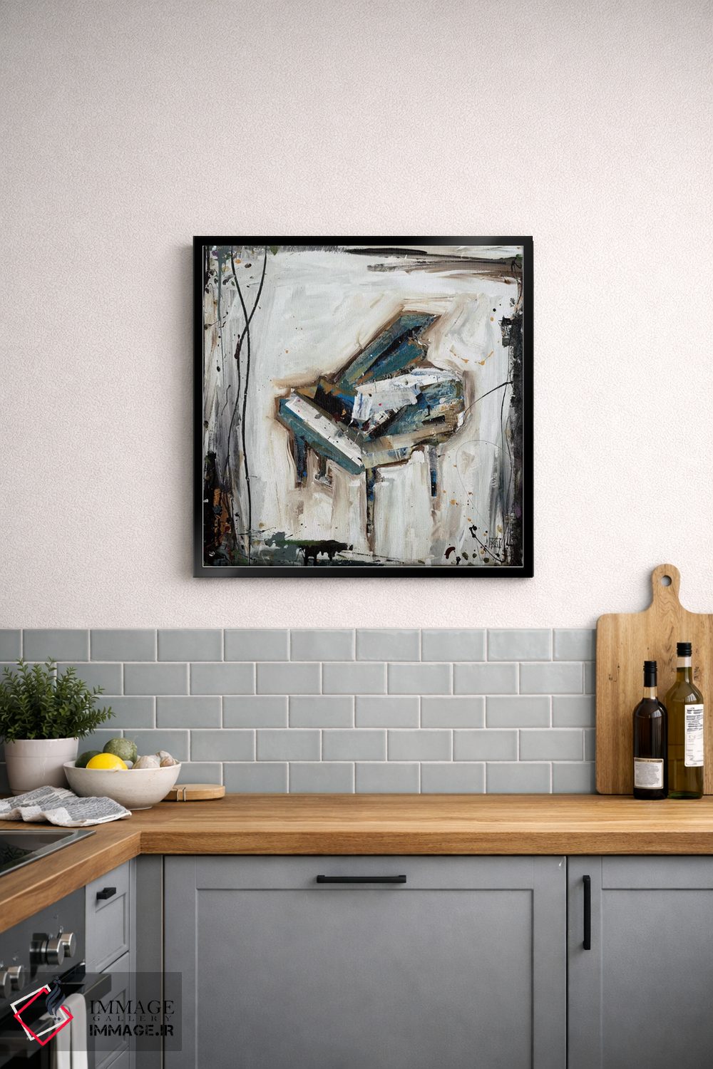 تابلو مدرن نقش پیانو اثر کلسی هوchstatter - D6B