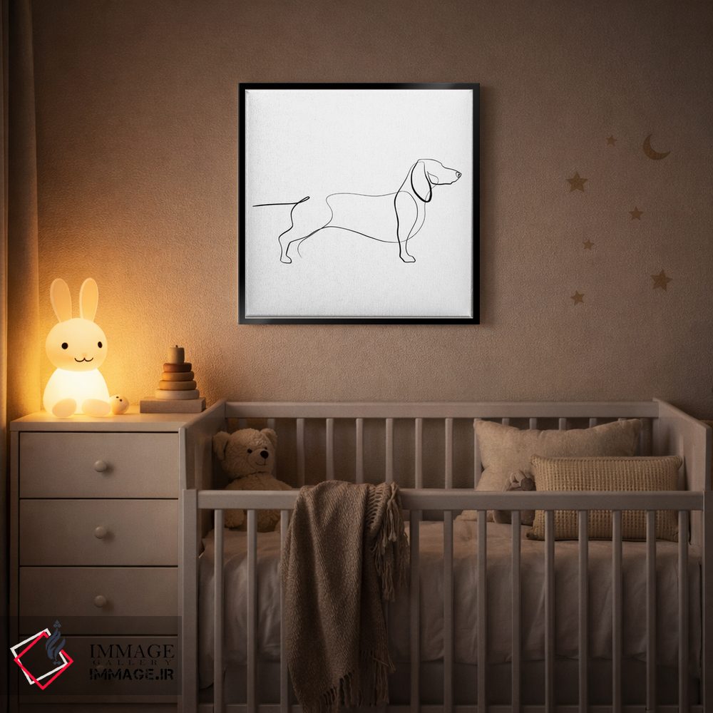 تابلو مینیمال داشوند اثر باور کی - D5B