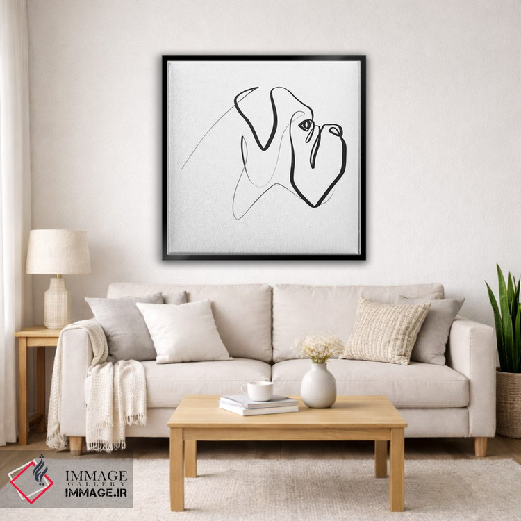 تابلو مینیمال باکسر اثر باور کی - D3B